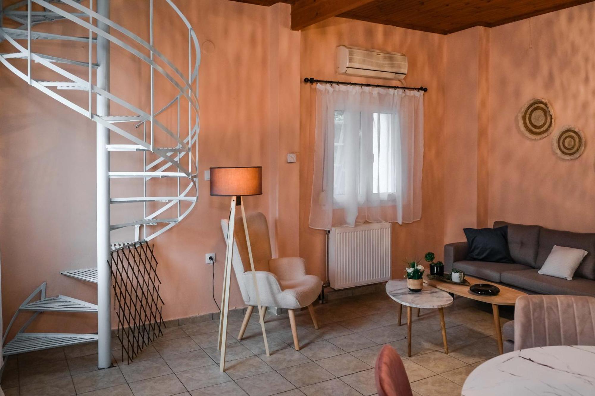 Ferienwohnung Cozy House In Pelion Káto Lekhónia Exterior foto